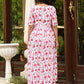 Rajwada White Muslin Printed Stitched Kurta Set For Women