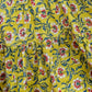 Rajwada Yellow Muslin Printed Stitched Gown for Women