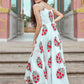 Rajwada White Muslin Printed Stitched Gown for Women
