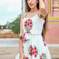 Rajwada White Muslin Printed Stitched Gown for Women