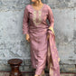 Rajwada Mauve Embroidered Viscose Silk Stitched Kurta Salwar Set For Women