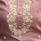 Rajwada Mauve Embroidered Viscose Silk Stitched Kurta Salwar Set For Women