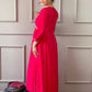 Rajwada Red Embroidered Viscose Silk Stitched Kurta Salwar Set For Women