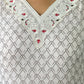 Rajwada White Embroidered Cotton Blend Stitched Kurta Salwar Set For Women