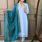 Rajwada Mauve Embroidered Viscose Silk Stitched Kurta Salwar Set For Women