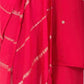 Rajwada Red Viscose Rayon Embroidered Stitched Kurta Set For Women