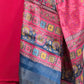 Rajwada Pink Viscose Rayon Embroidered Stitched Kurta Set For Women