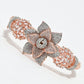 Rajwada Rose Gold Alloy Embellished Bracelet For Women
