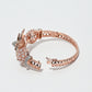 Rajwada Rose Gold Alloy Embellished Bracelet For Women