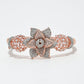 Rajwada Rose Gold Alloy Embellished Bracelet For Women