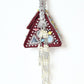 Rajwada Maroon Suede Embellished Clutch For Women