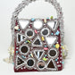 Rajwada Maroon Suede Embellished Clutch For Women
