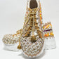 Rajwada Multicolour PU Embellished Shoes For Women