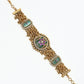 Rajwada Multicolor Alloy Kundan Embellished Bracelet For Women