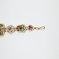 Rajwada Multicolor Alloy Kundan Embellished Bracelet For Women