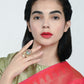 Rajwada Gold And Blue Alloy Embellished Ring For Women