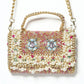Rajwada Beige Suede Embellished Clutch For Women