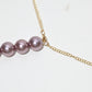 Rajwada Mauve Pink Alloy Pear And Stone Neckpiece For Women