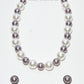 Rajwada Mauve Alloy Pearl Jewellery Set For Women