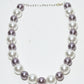 Rajwada Mauve Alloy Pearl Jewellery Set For Women