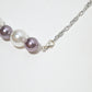 Rajwada Mauve Alloy Pearl Jewellery Set For Women