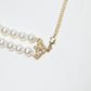 Rajwada White And Green Alloy Pear And Stone Neckpiece For Women