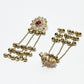 Rajwada Gold Alloy Stone Earrings For Women