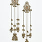 Rajwada Gold Alloy Pearl And Stone Earrings For Women