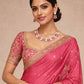 Rajwada Pink And White Alloy Stone Jewellery Set For Women