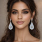 Rajwada Sky Blue Alloy Stone Earrings For Women