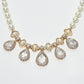 Rajwada White Alloy Pearl And Stone Jewellery Set For Women