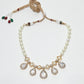 Rajwada White Alloy Pearl And Stone Jewellery Set For Women