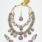Rajwada Multi Colour Alloy Stone Jewellery Set For Women