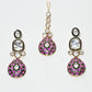 Rajwada Multi Colour Alloy Stone Jewellery Set For Women