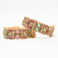Rajwada Multi Colour Alloy Beaded And Stone Bangles For Women