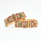 Rajwada Multi Colour Alloy Beaded And Stone Bangles For Women