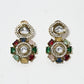 Rajwada Multicolour Alloy Stone Jewellery Set For Women