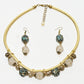 Rajwada Multicolor PU Embellished Jewellery Set For Women