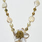 Rajwada Brown And White Thread Pearl Jewellery Set For Women