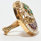 Rajwada Multicolor Alloy Embellished Ring For Women