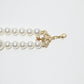 Rajwada White Alloy Beaded Pearl Embellished Neckpiece For Women