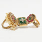 Rajwada Multicolor Alloy Embellished Ring For Women