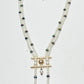 Rajwada White Alloy Pearl Neckpiece For Women