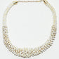 Rajwada White Alloy Pearl Neckpiece For Women