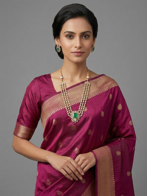 Rajwada White And Green Alloy Stone Jewellery Set For Women