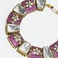 Rajwada Pink And White Alloy Stone Jewellery Set For Women