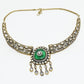 Rajwada Green Alloy Stone Jewellery Set For Women