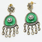 Rajwada Green Alloy Stone Jewellery Set For Women