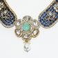 Rajwada Multicolor Alloy Stone Jewellery Set For Women