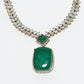 Rajwada Green Alloy Stone Jewellery Set For Women